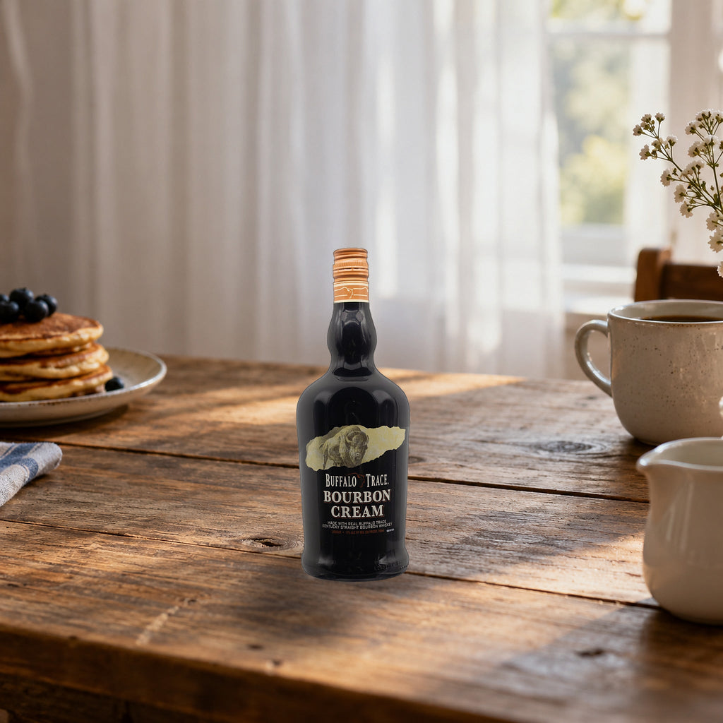 Buffalo Trace Distillery Bourbon Cream Liqueur brunch table