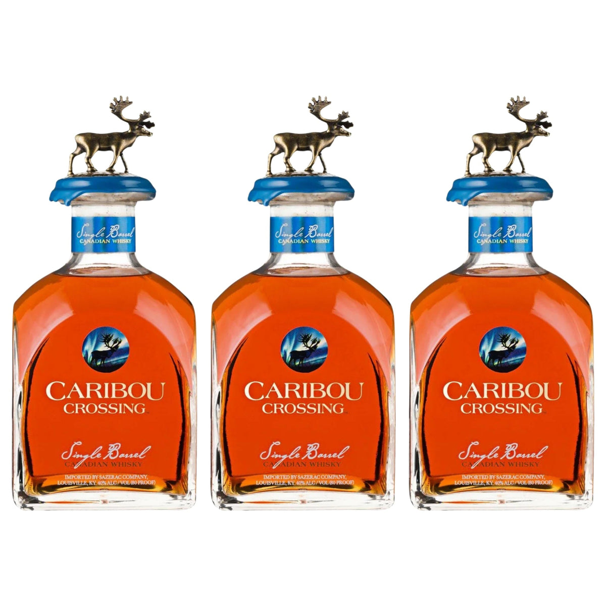 Caribou Crossing Whiskey Single Barrel 3-Pack