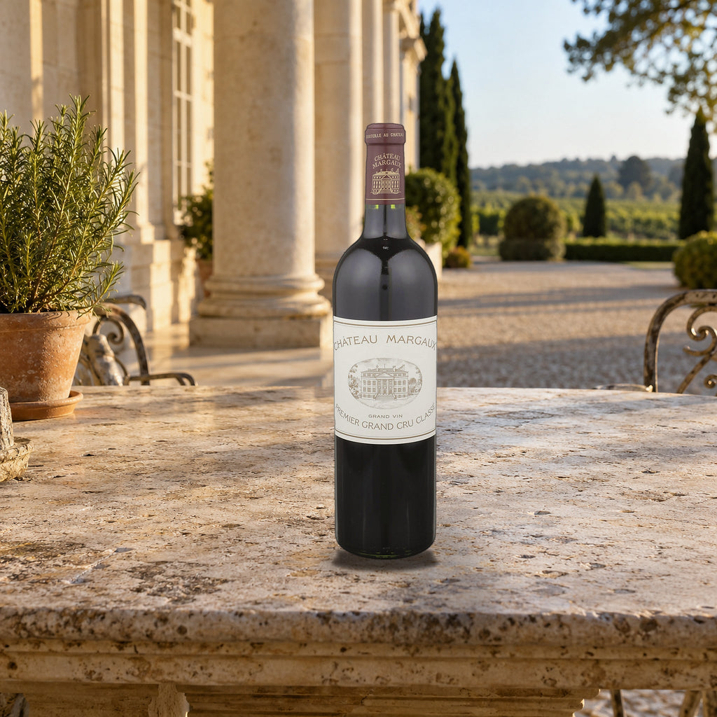 Chateau Margaux Margaux 2015 With Wood Box colonnade terrace