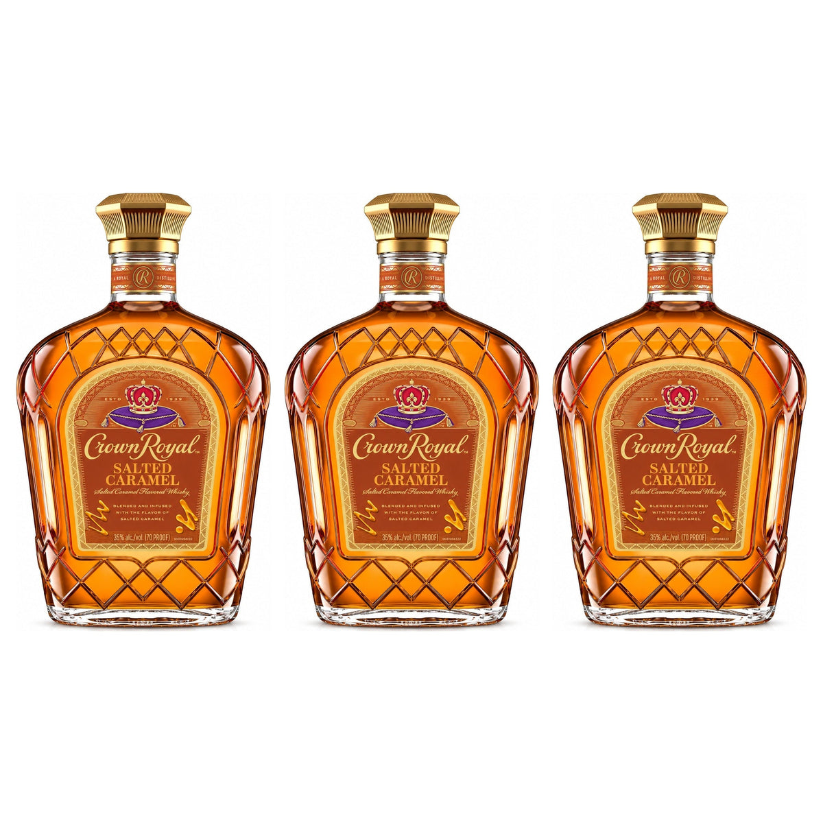 Crown Royal Salted Caramel Flavored Whiskey 3-Pack