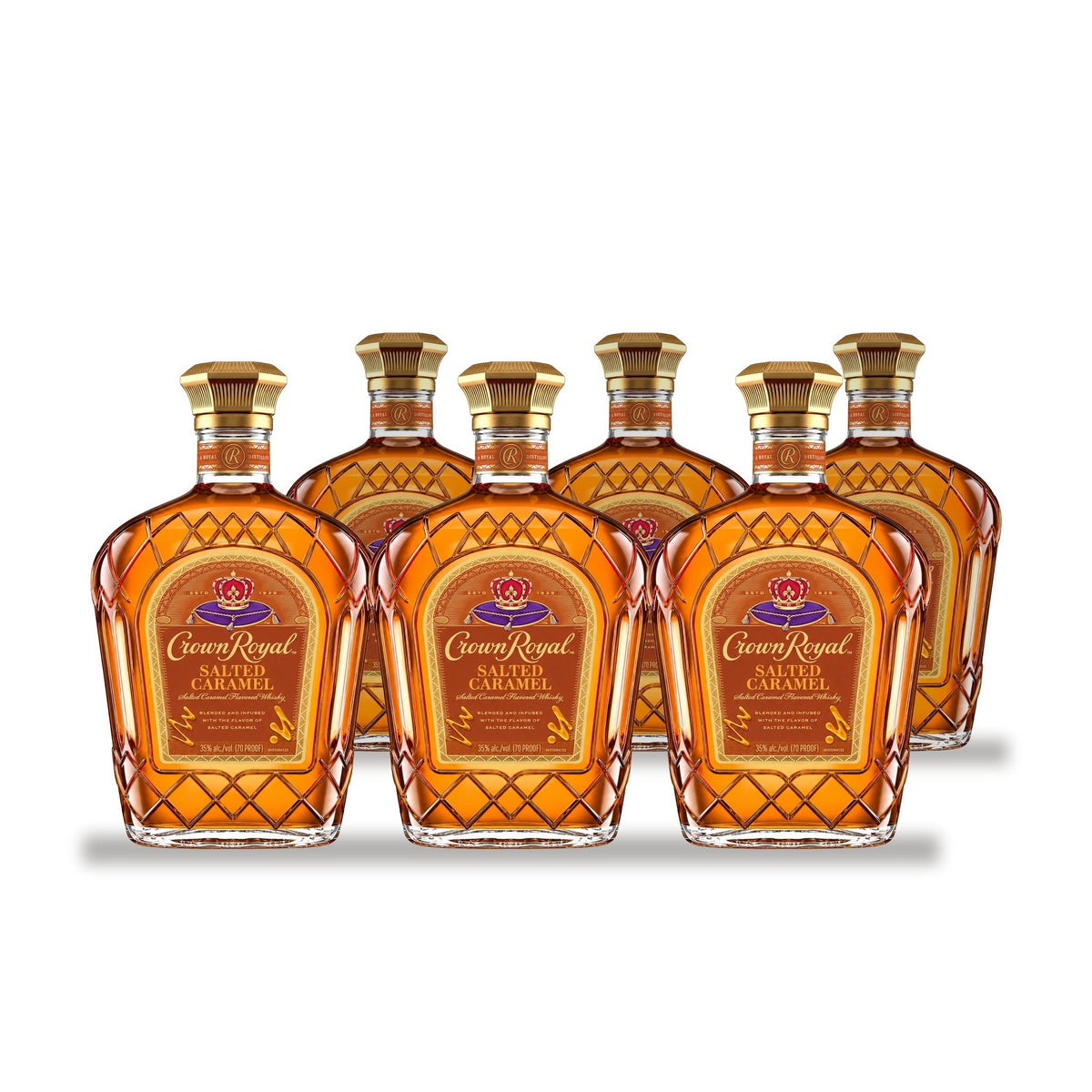 Crown Royal Salted Caramel Flavored Whiskey 6 pack
