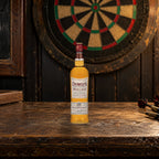 Dewar's Blended Scotch White Label Whiskey pub dartboard ledge