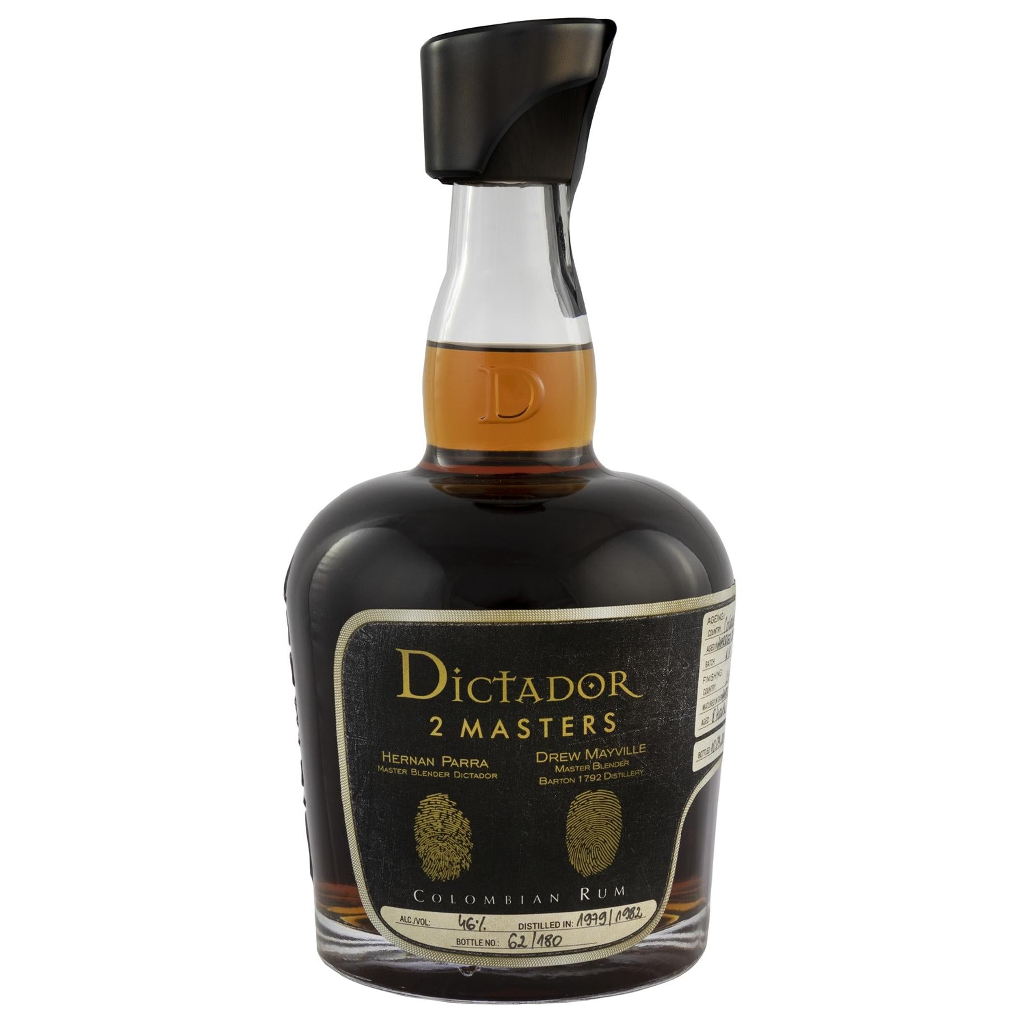 Dictador Aged Rum 2 Masters Barton Blended 36 Yr - Liquor Geeks