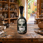 Dos Artes Calavera Doble Barrica 28 Añejo Tequila Día de Muertos ceramic workshop