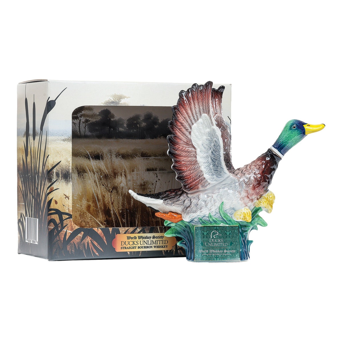 Ducks Unlimited Mallard Duck Straight Bourbon Whiskey