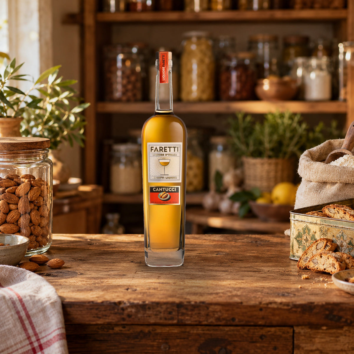 Faretti Biscotti Liqueur almond pantry