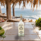 Fortaleza Blanco Tequila mariscos counter