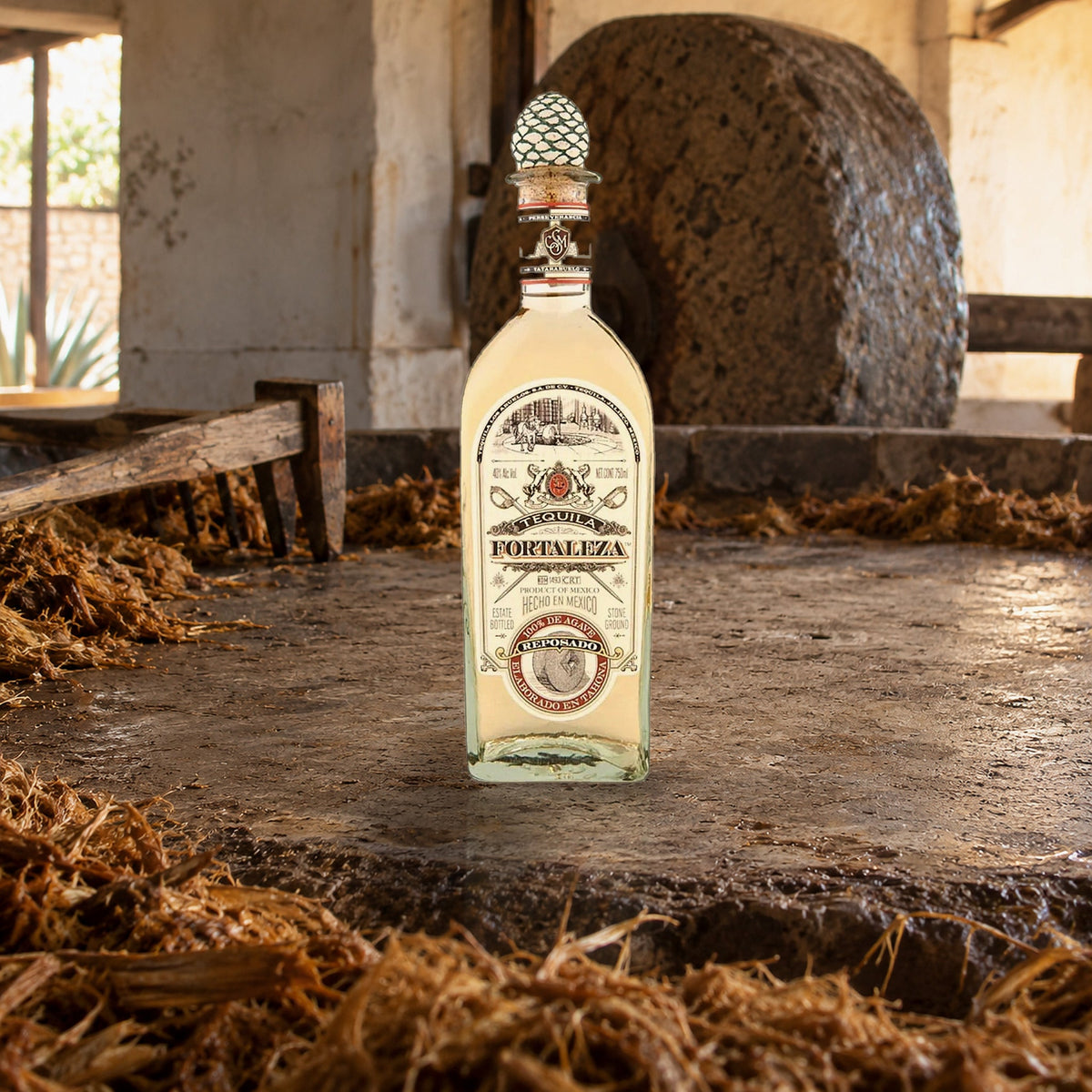 Fortaleza Reposado Tequila 700mL tahona