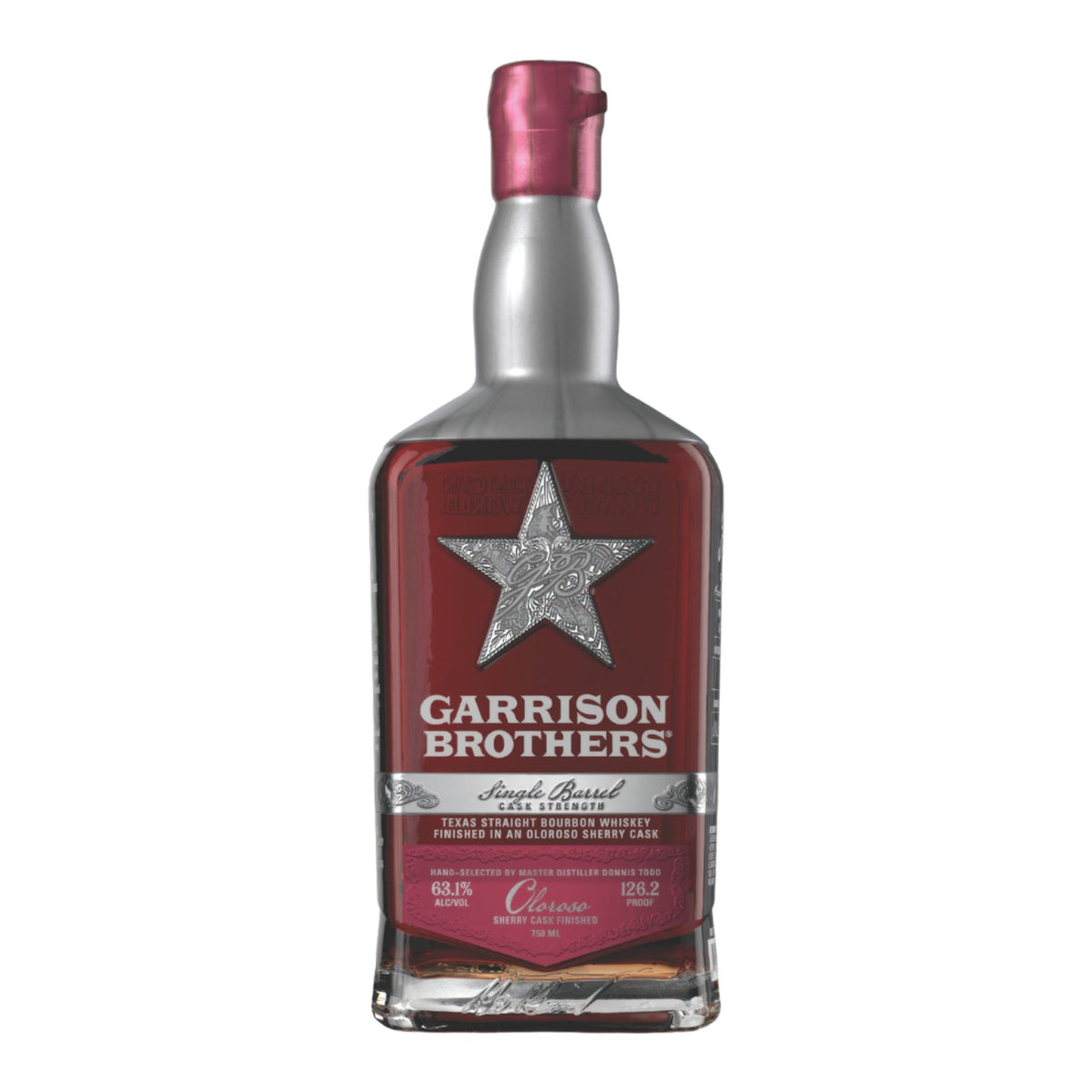 Garrison Brothers Single Barrel Cask Strength Oloroso Sherry Cask Finished Bourbon