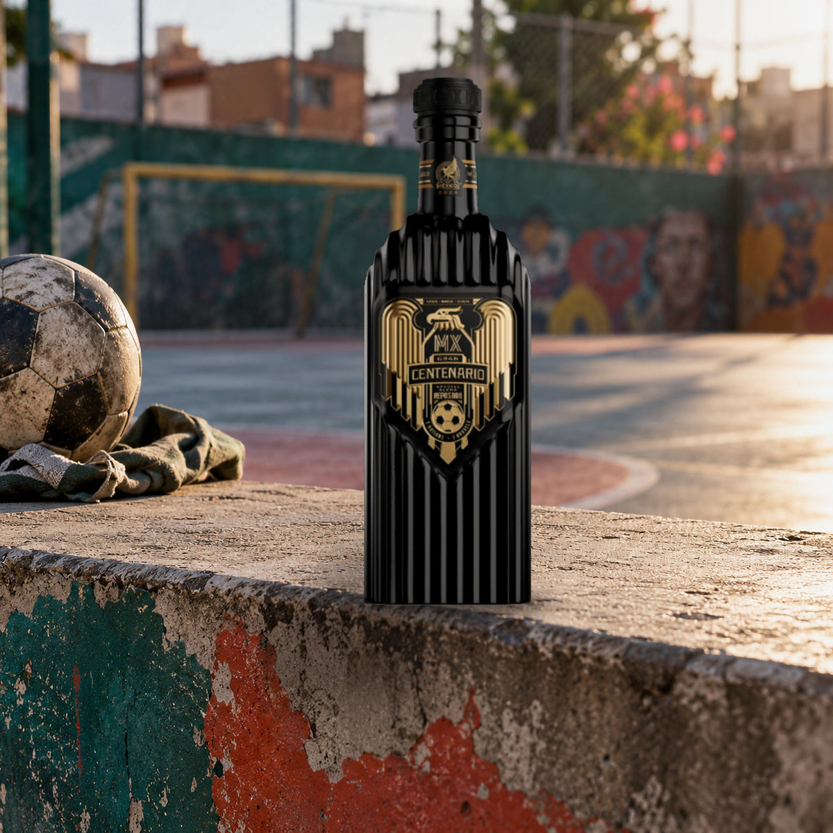 Gran Centenario Reposado World Cup Special Edition Tequila street court ledge