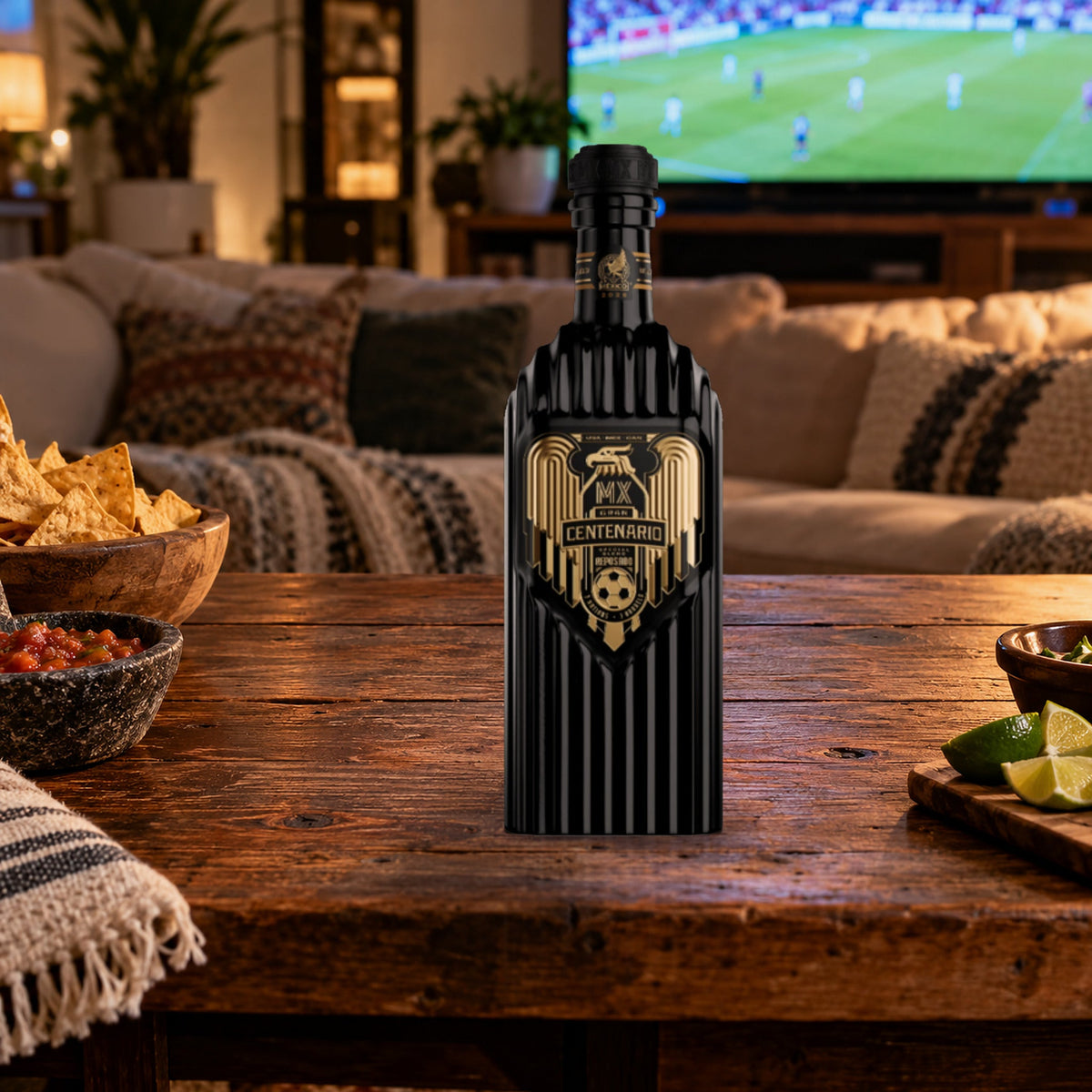 Gran Centenario Reposado World Cup Special Edition Tequila watch party coffee table