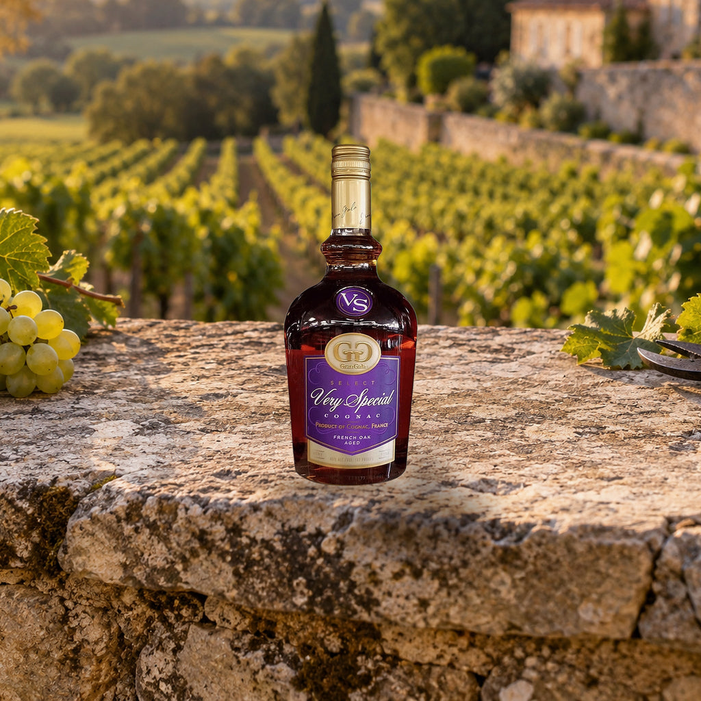 Gran Gala Very Special Cognac charente vineyard wall