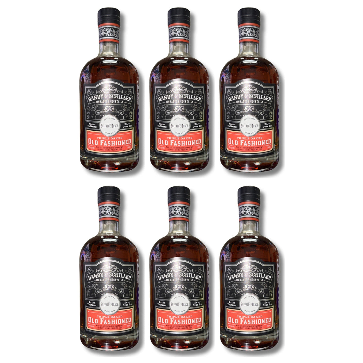 Handy And Schiller Triple Oaked Old Fashioned Signature Cocktail 6-Pack