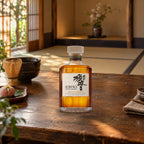 Hibiki Suntory Whisky Japanese Harmony tea ceremony table
