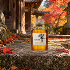 Hibiki Suntory Whisky Japanese Harmony temple maple step