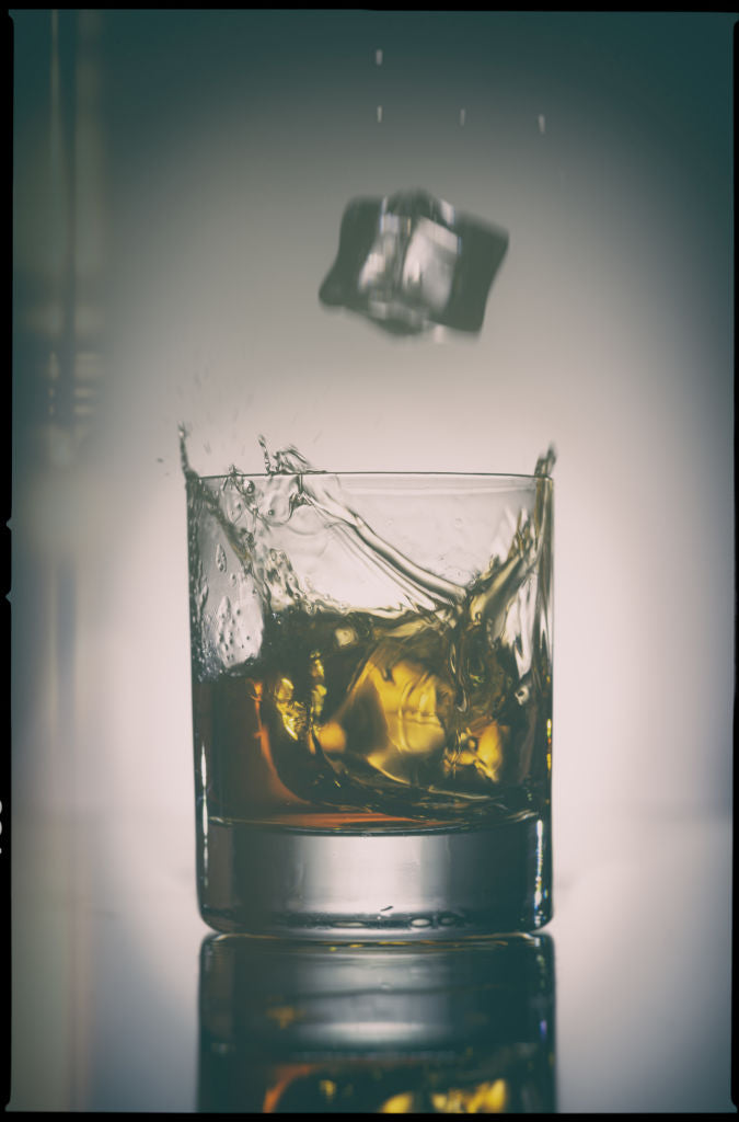 Single malt whisky being poured