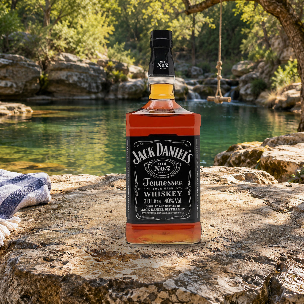 Jack Daniel's Old No. 7 Tennessee Whiskey – 3 Liter swimming hole rock