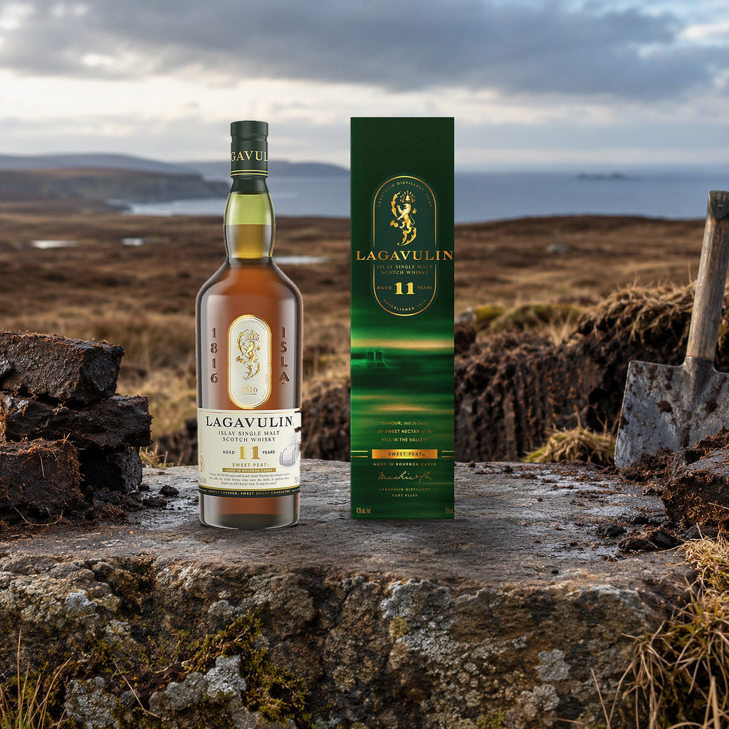 Lagavulin Sweet Peat 11 Year Limited Edition peat bank