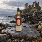 Lagavulin Single Malt Scotch 16 Year Whiskey bay ruin stone