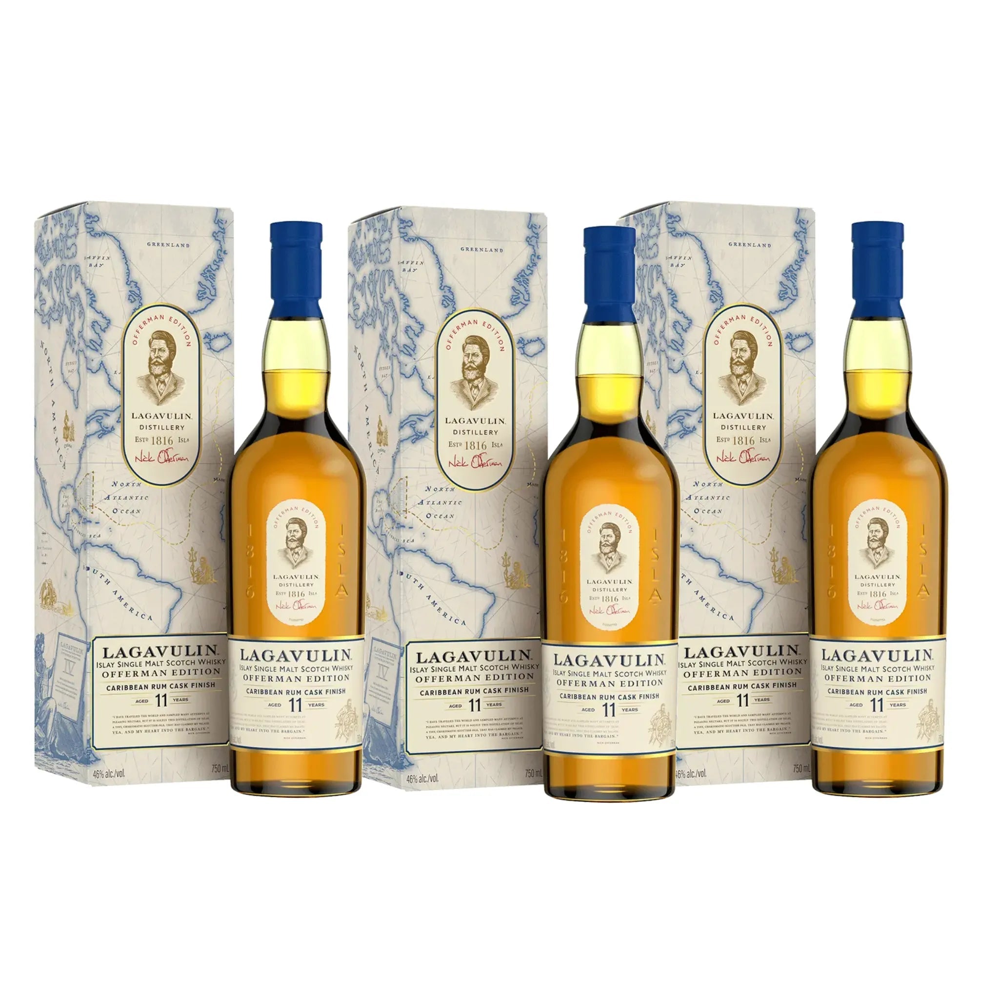 Lagavulin Offerman Edition 11 Year Caribbean Rum Cask Finish Single Malt Scotch Whisky