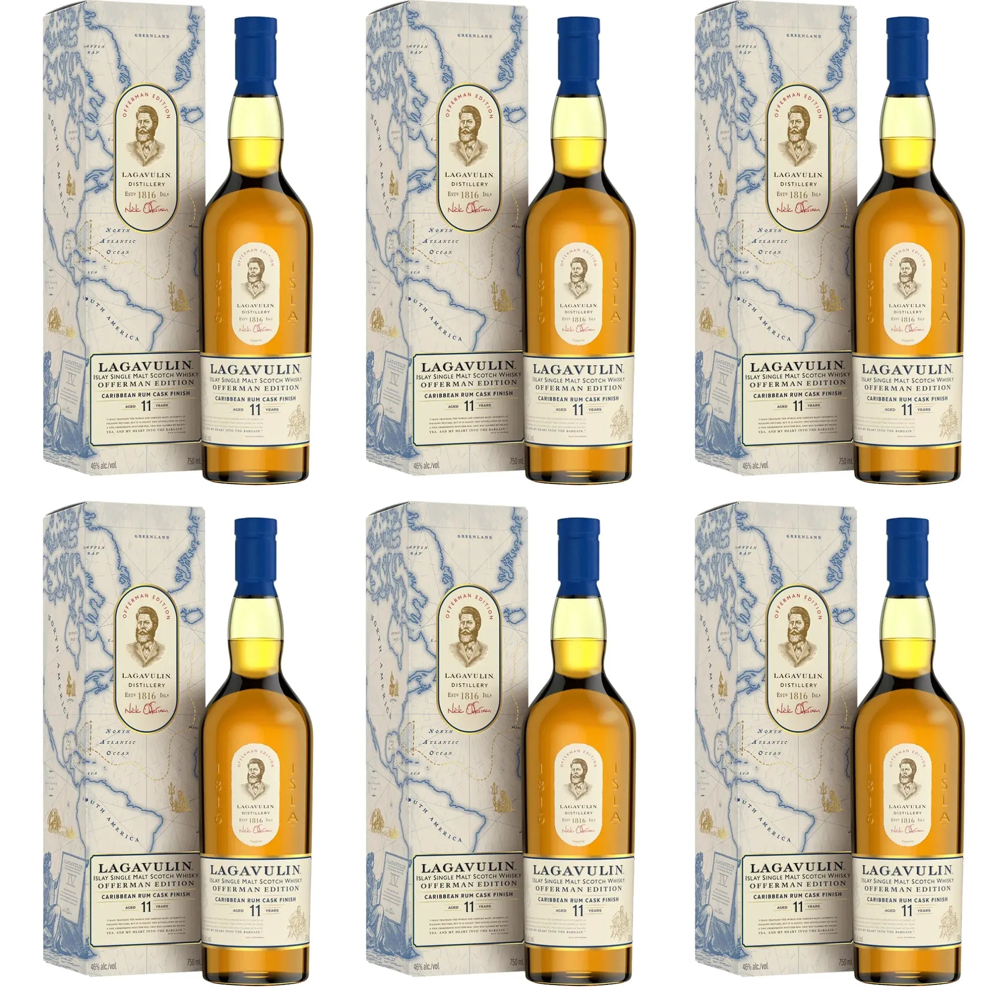 Lagavulin Offerman Edition 11 Year Caribbean Rum Cask Finish Single Malt Scotch Whisky