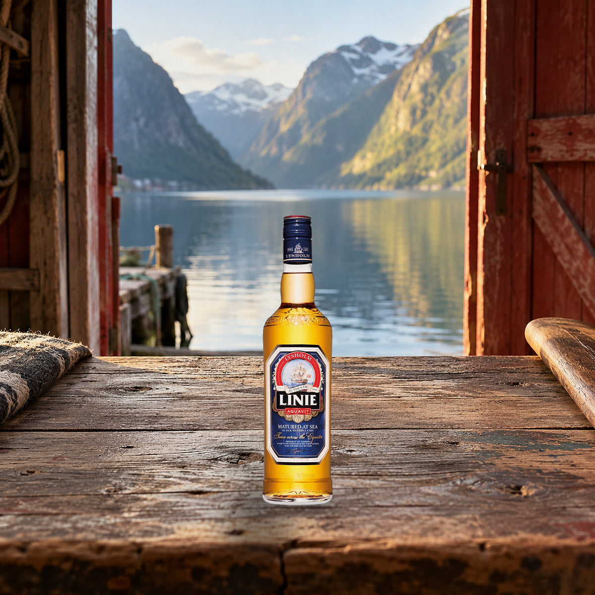 Linie Aquavit fjord boathouse