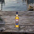Linie Aquavit fjord shrimp table