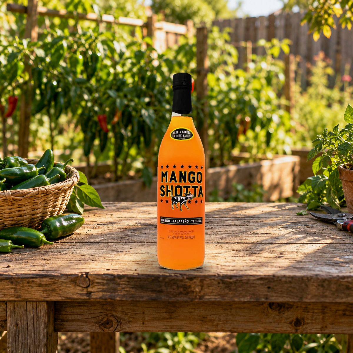 Mango Shotta Tequila chile garden