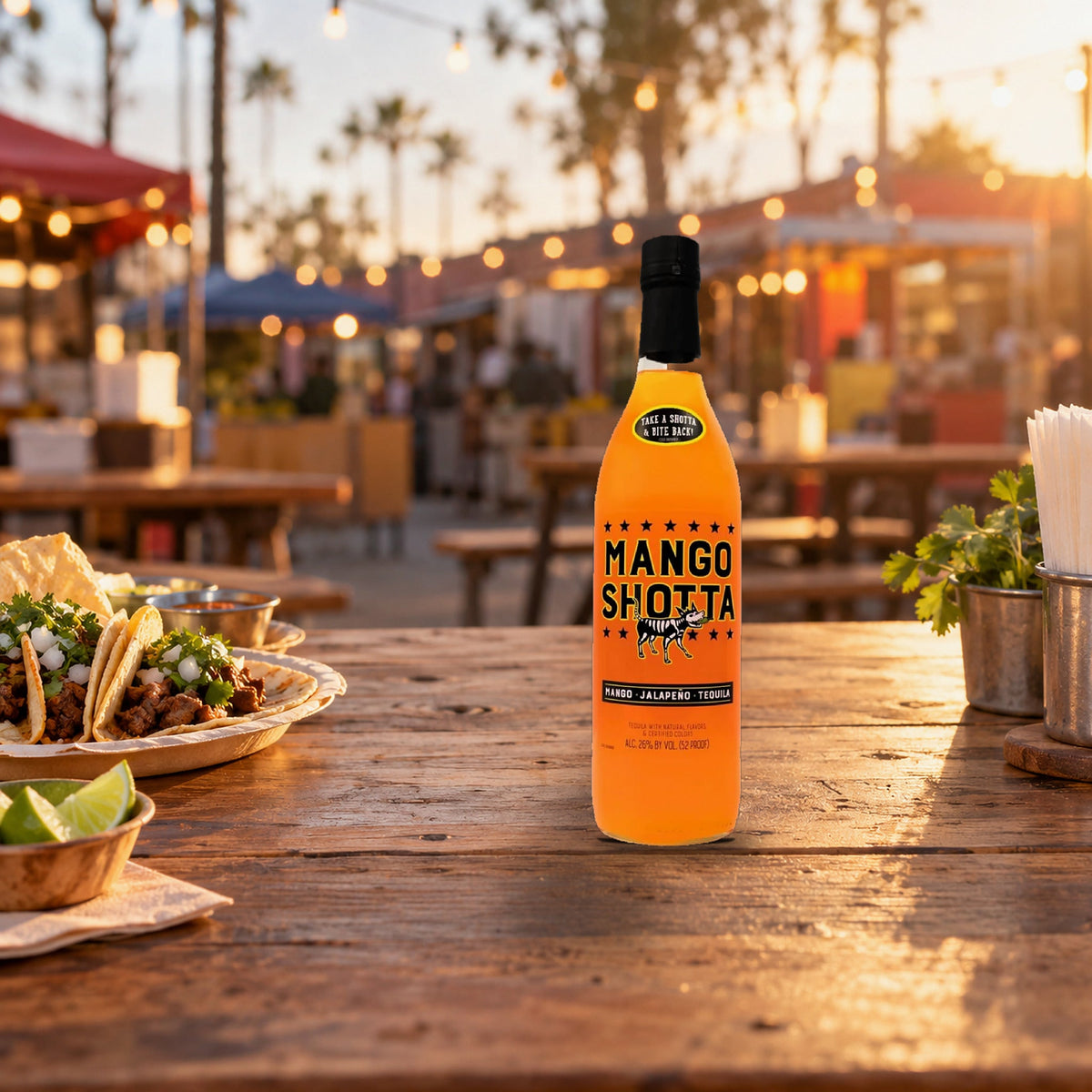 Mango Shotta Tequila street food festival