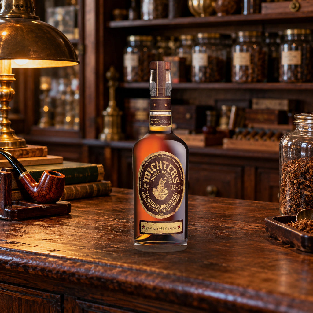 Michter's US-1 Toasted Barrel Finish Sour Mash Kentucky Whiskey tobacconist counter