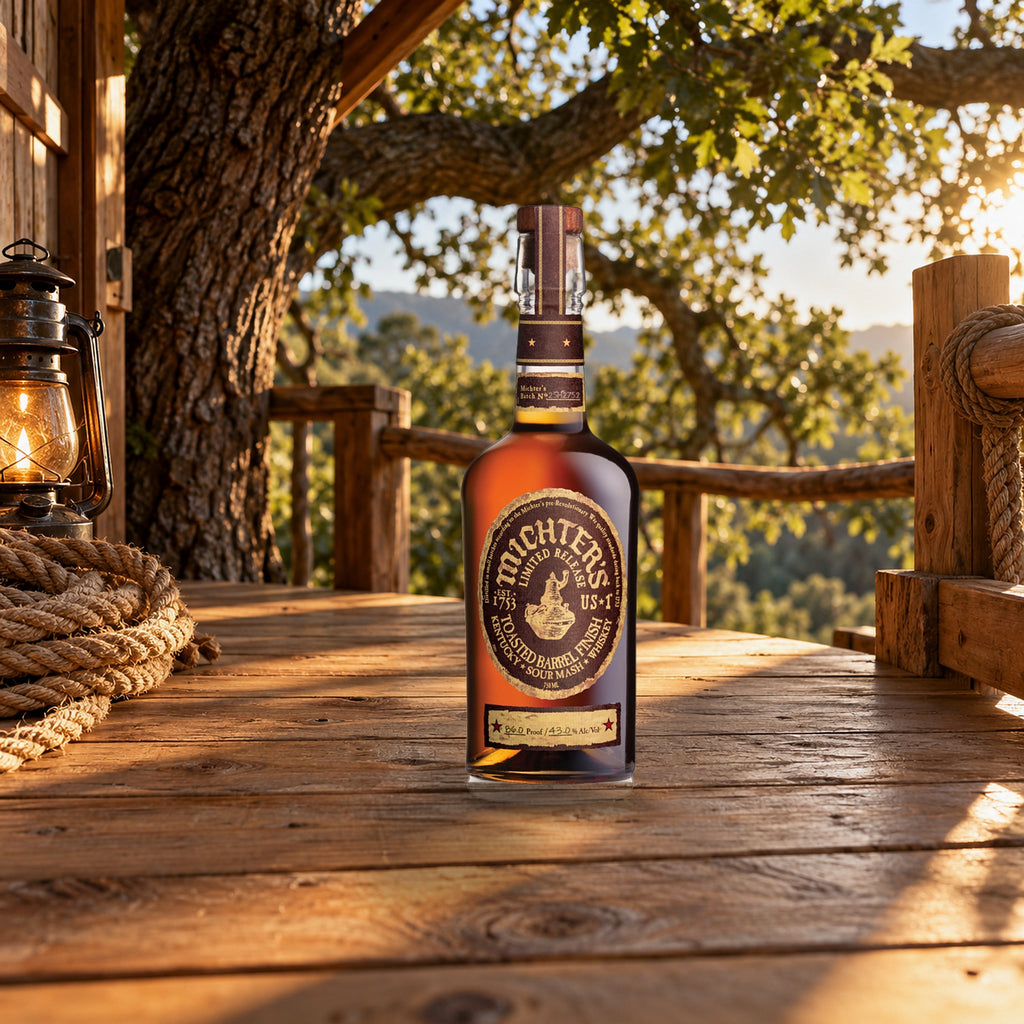 Michter's US-1 Toasted Barrel Finish Sour Mash Kentucky Whiskey treehouse deck