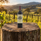 Heitz Cellar Cabernet Sauvignon Martha's Vineyard Napa Valley 2019 With Wood Box mustard fence post