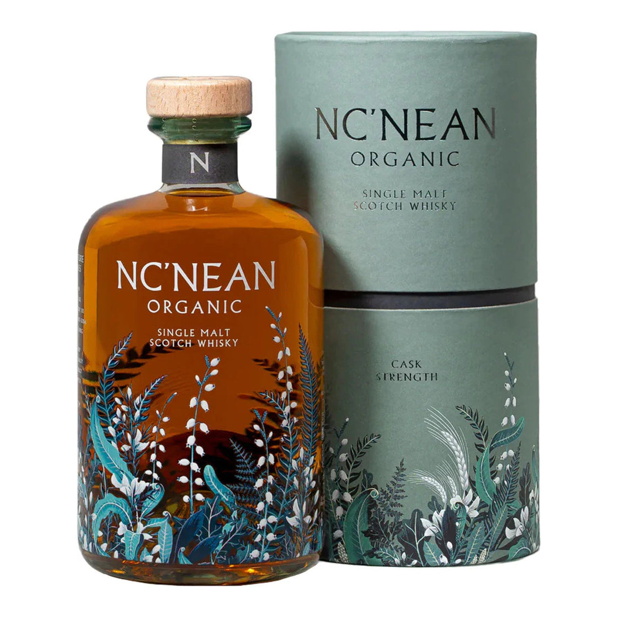 Nc'nean Cask Strength Organic Single Malt Scotch Whiskey 700mL