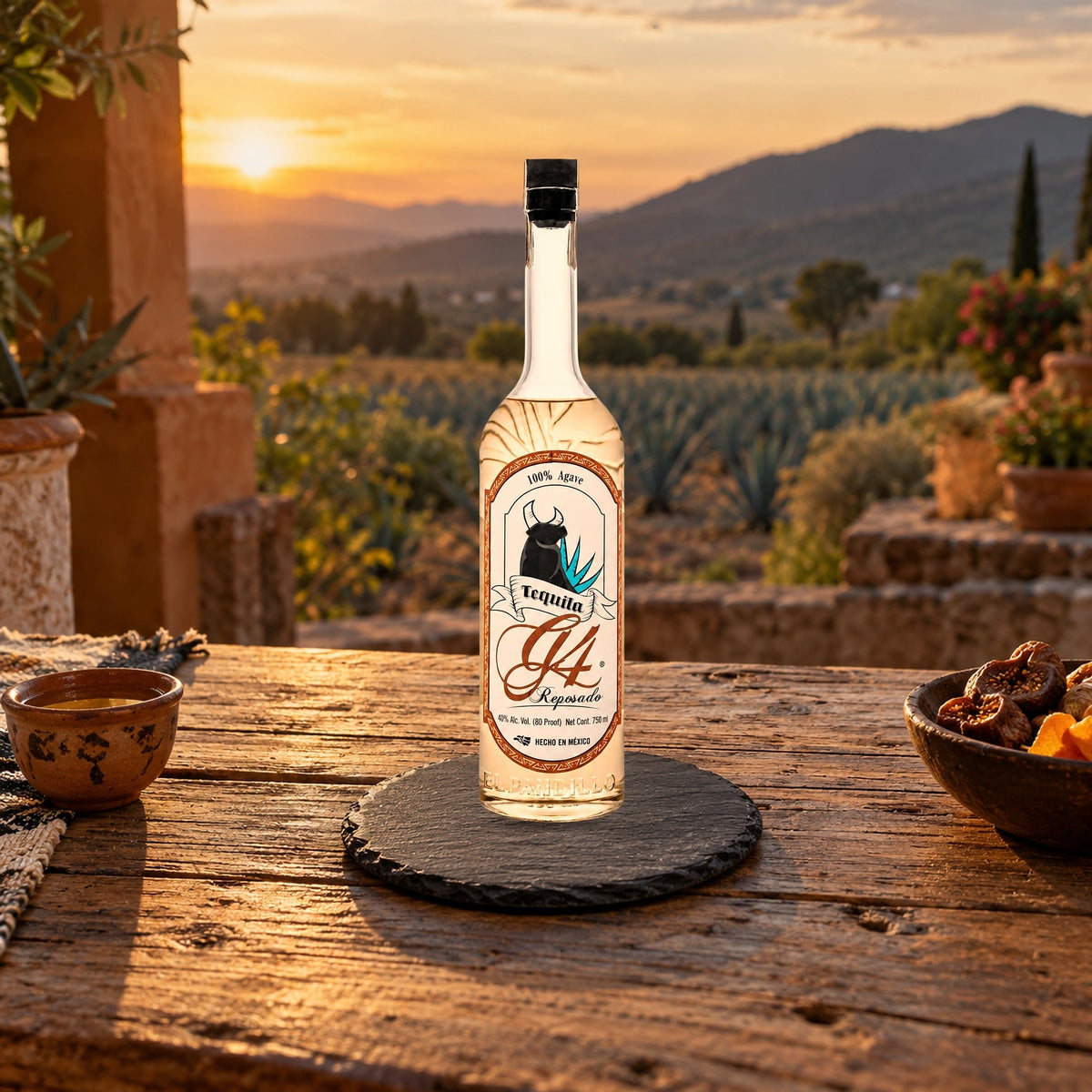 G4 Tequila Reposado Clásico hacienda veranda