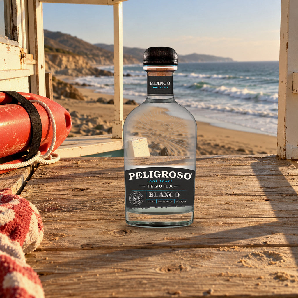 Peligroso Silver Tequila lifeguard tower