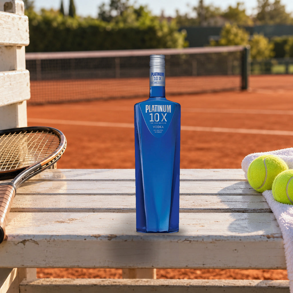 Platinum 10X Vodka tennis club bench