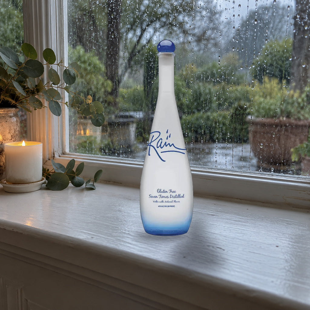 Rain Vodka rain window sill