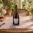 Dom Perignon Champagne Brut Rosé Plénitude Deuxième P2 2003 rattan pink brunch