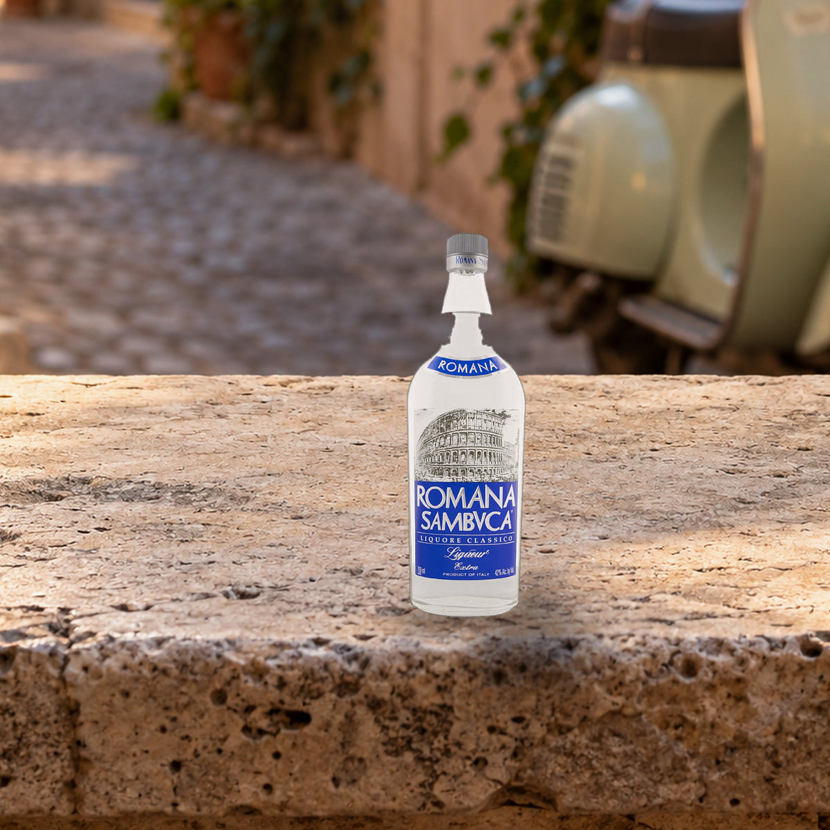 Romana Sambuca Liqueur roman side street