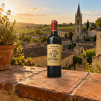 Chateau Angelus Saint Emilion Grand Cru 2022 With Wood Box rooftop terracotta terrace