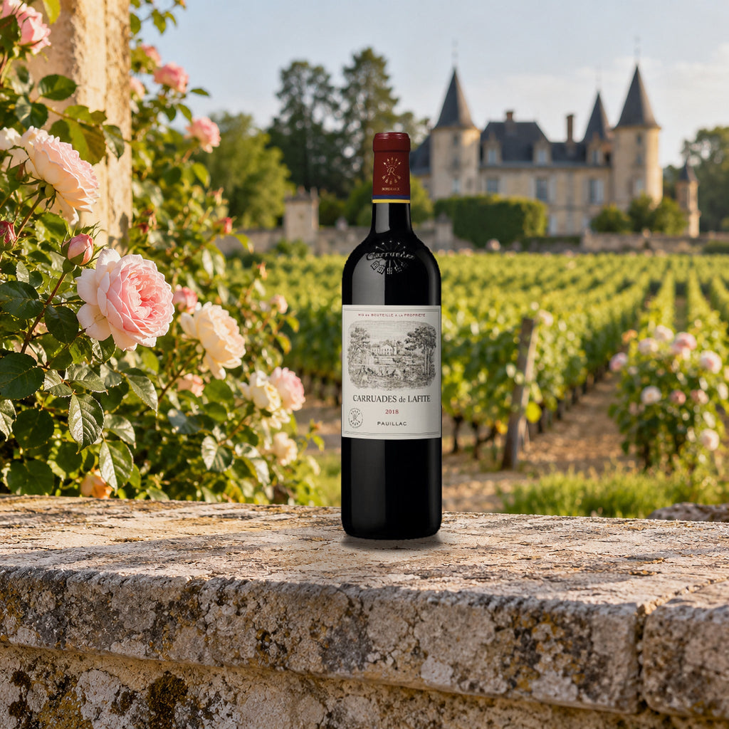 Carruades De Lafite Pauillac 2018 rose end of row