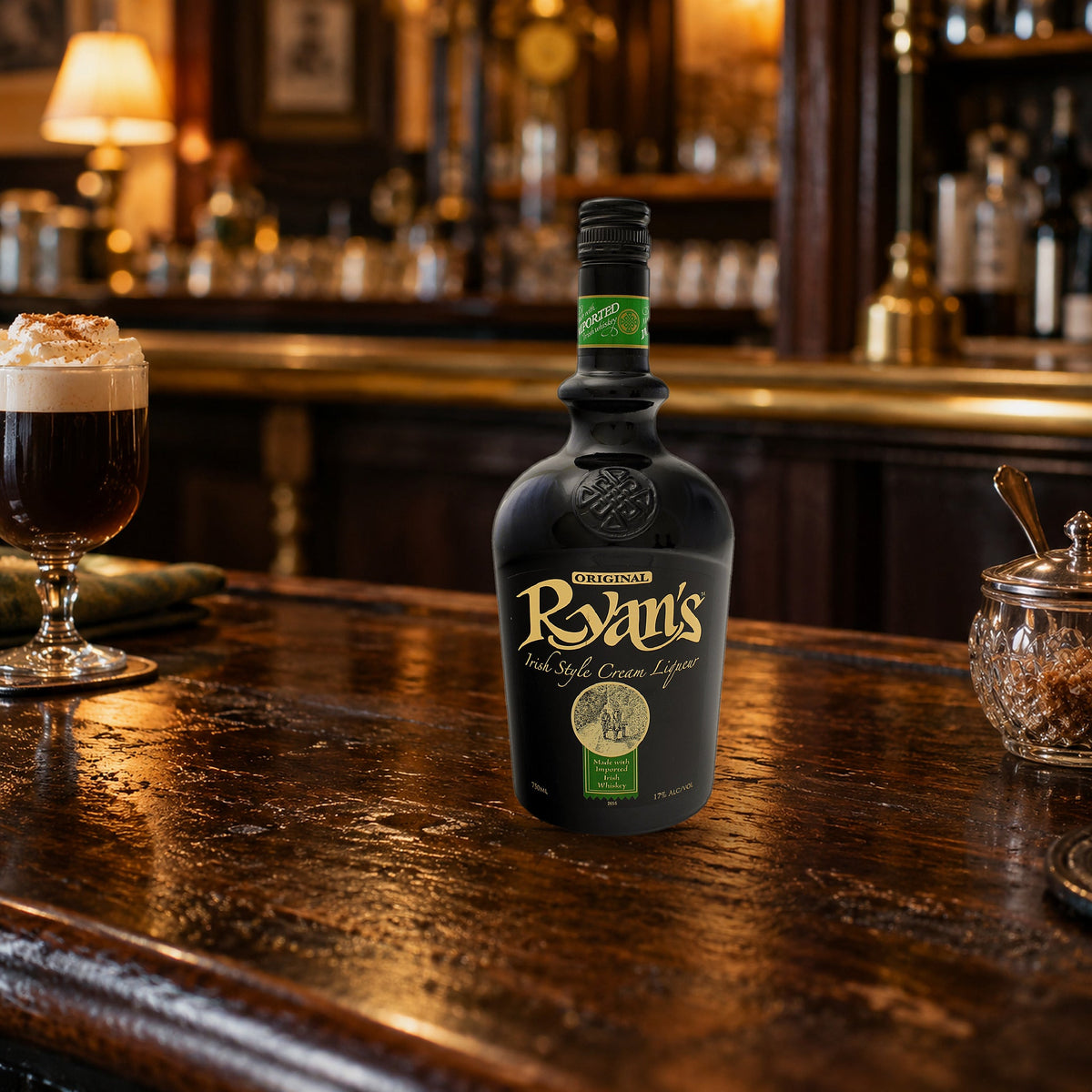 Ryan's Irish Cream Liqueur irish coffee counter