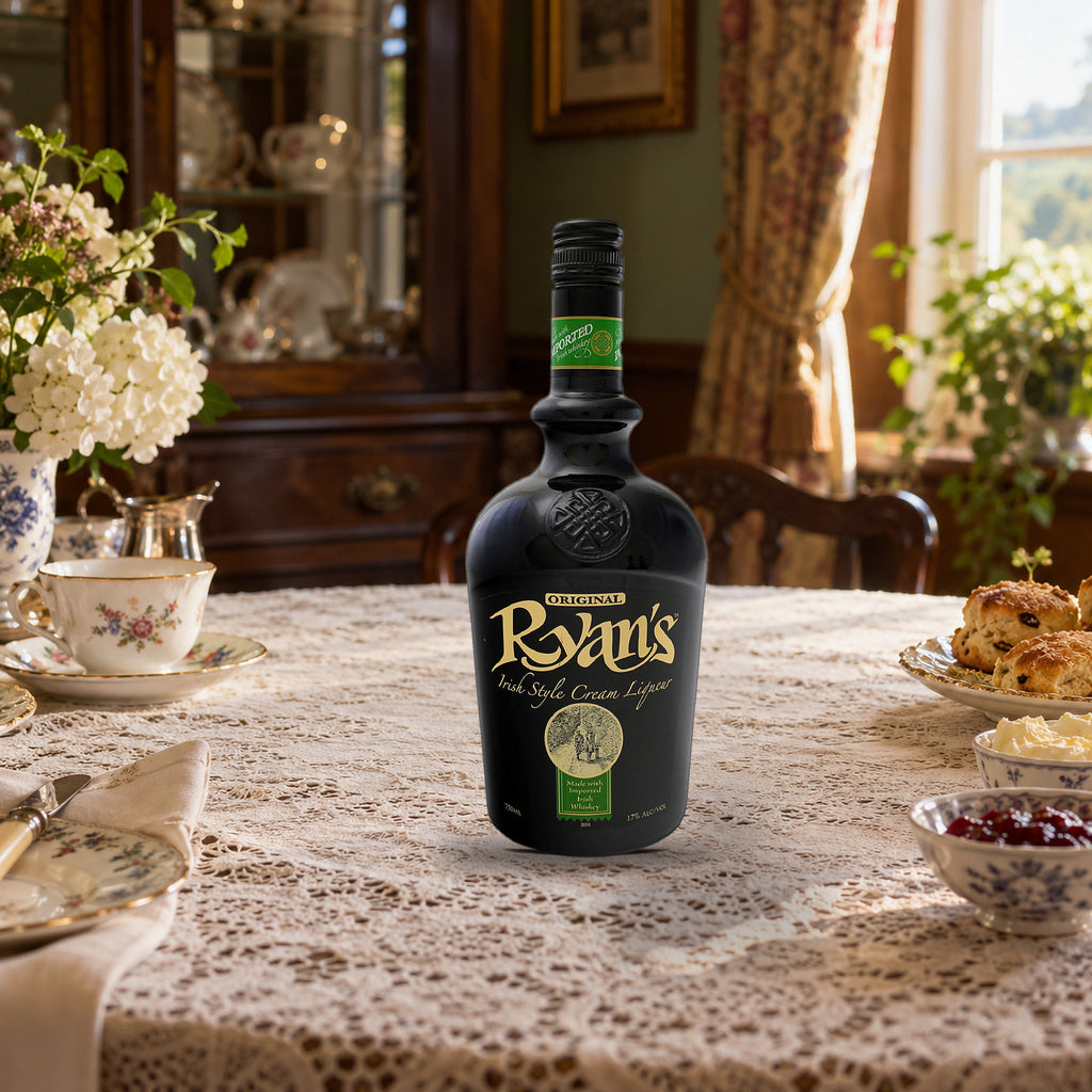 Ryan's Irish Cream Liqueur scone tea table