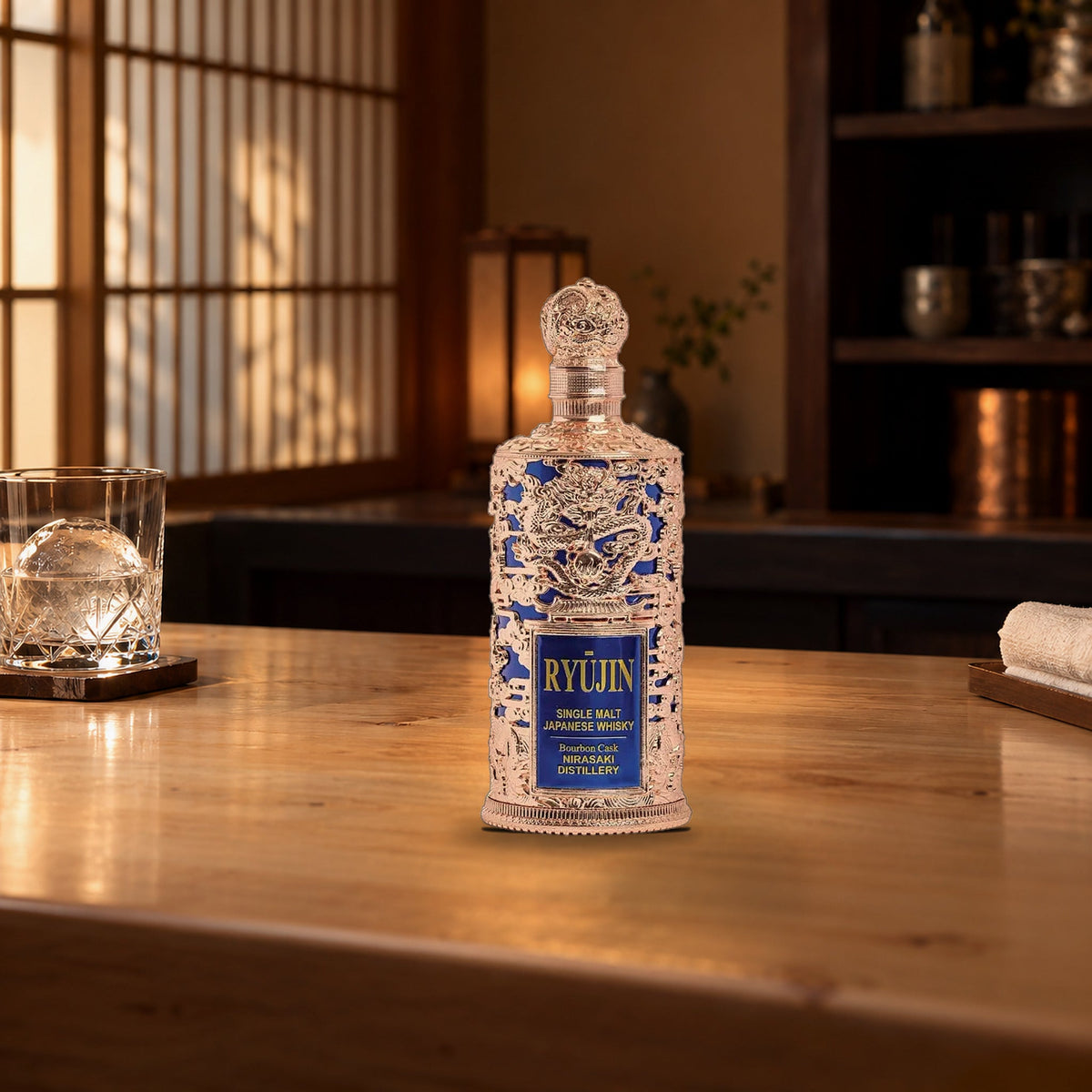 Ryujin Single Malt Bourbon Cask Japanese Whisky kyoto whisky bar