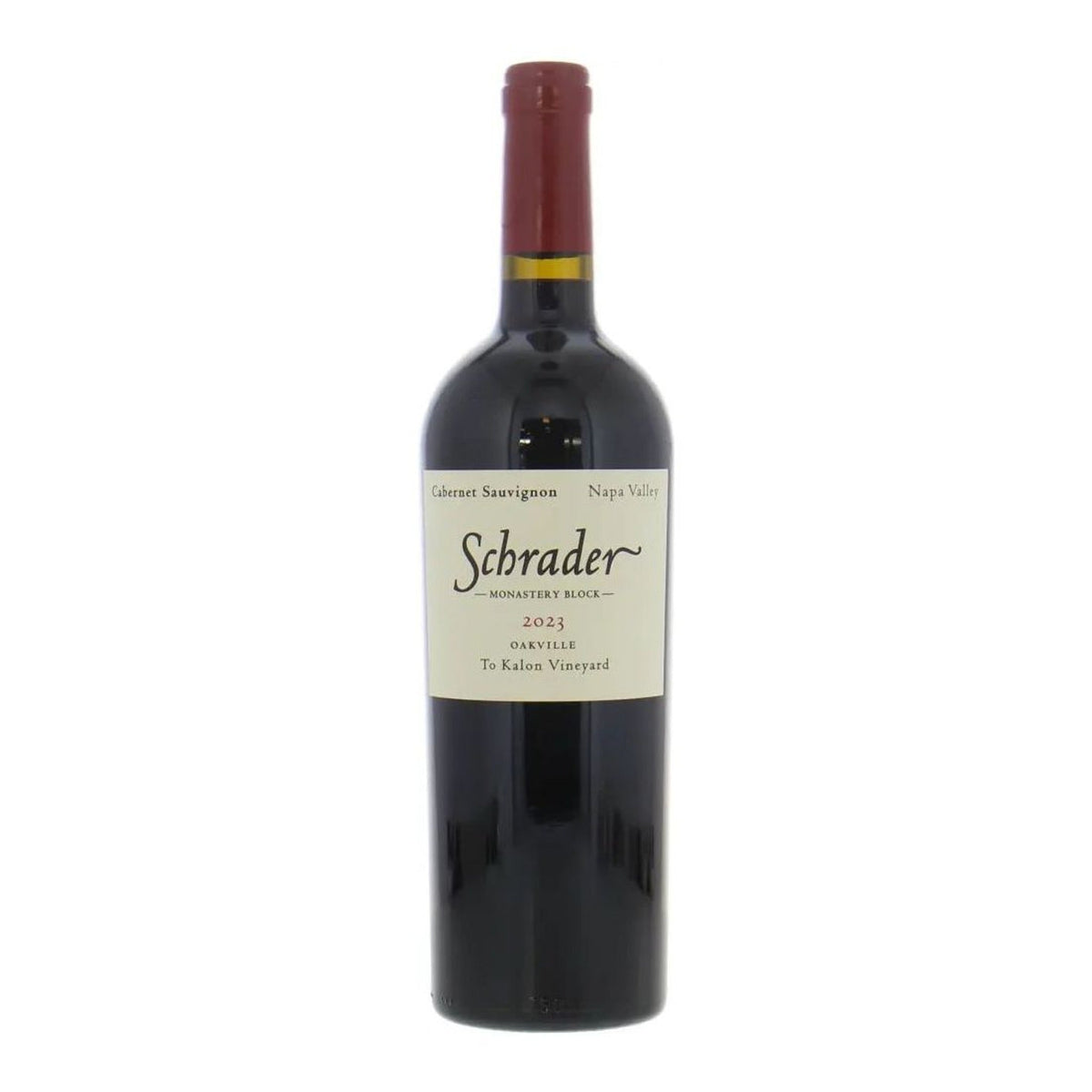 Schrader Cabernet Sauvignon Monastery Block To Kalon Vineyard Oakville 2023