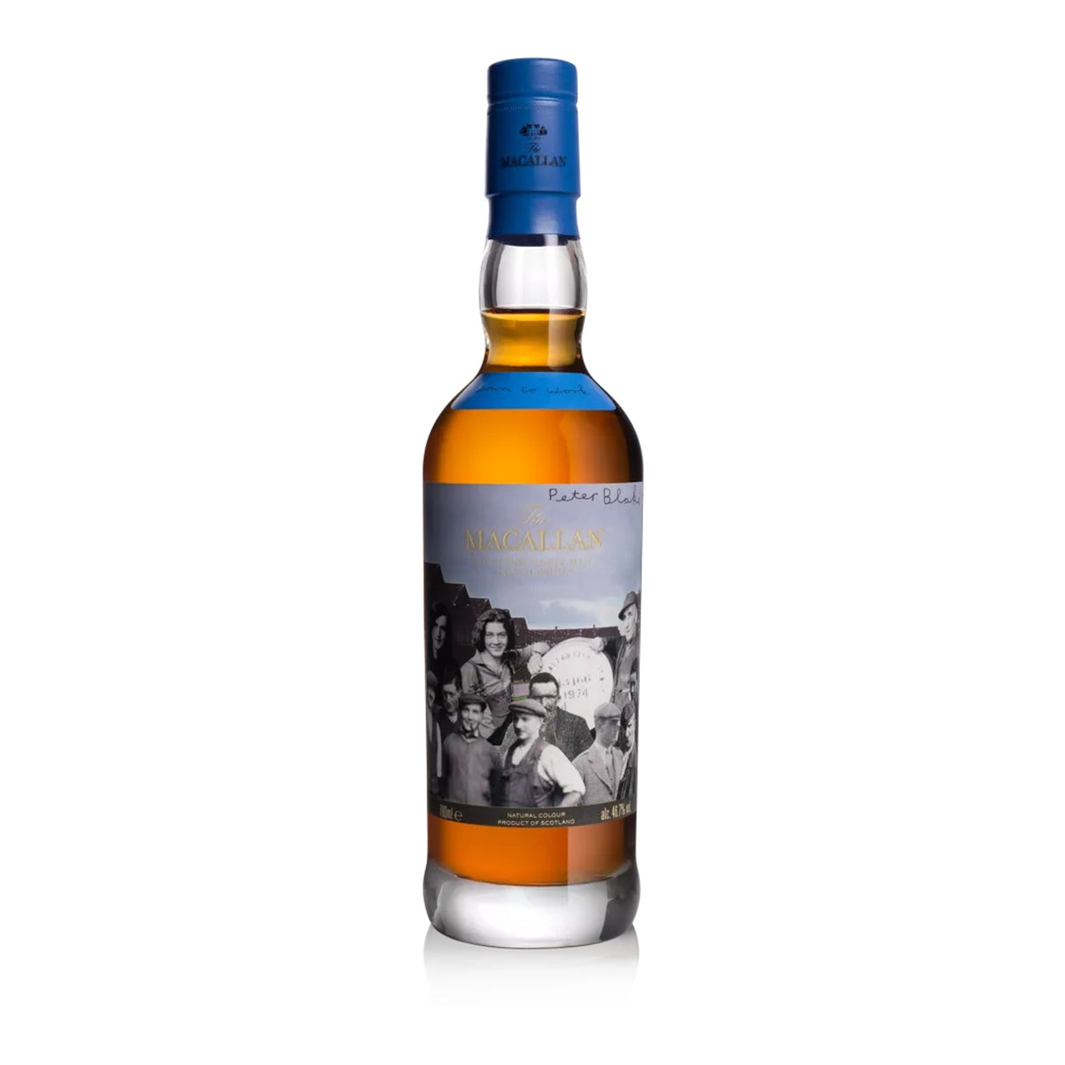 The Macallan Down to Work 1967 – Sir Peter Blake, bottle