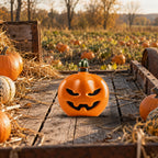Tierra Sagrada Añejo Tequila Halloween Edition pumpkin patch wagon