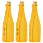 Veuve Clicquot Champagne Brut Yellow Label W/ Ice Jacket 3-Pack