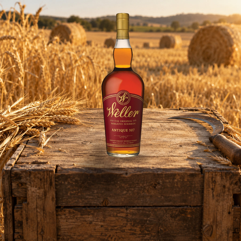 W.L. Weller Antique Wheated Kentucky Straight Bourbon Whiskey wheat harvest