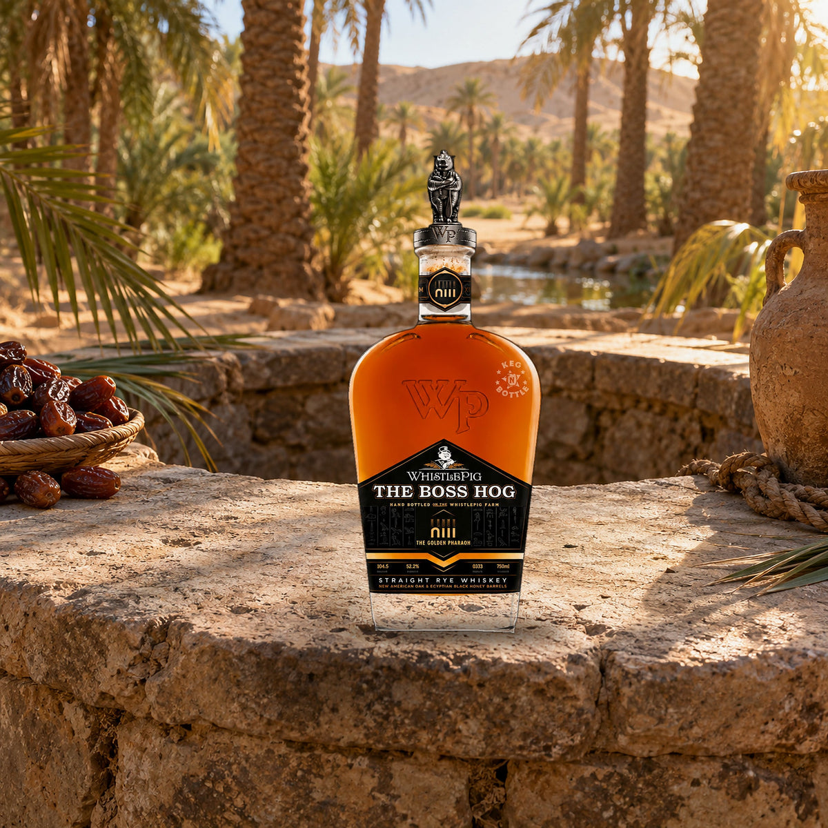 WhistlePig The Boss Hog XIII The Golden Pharaoh Straight Rye Whiskey oasis well